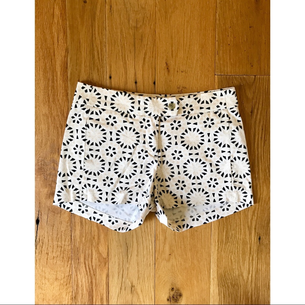 J. Crew Geometric Print Chino Shorts